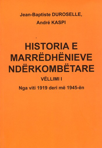 Historia e Marredhenieve Nderkombetare 1919-1945 (kopertina)