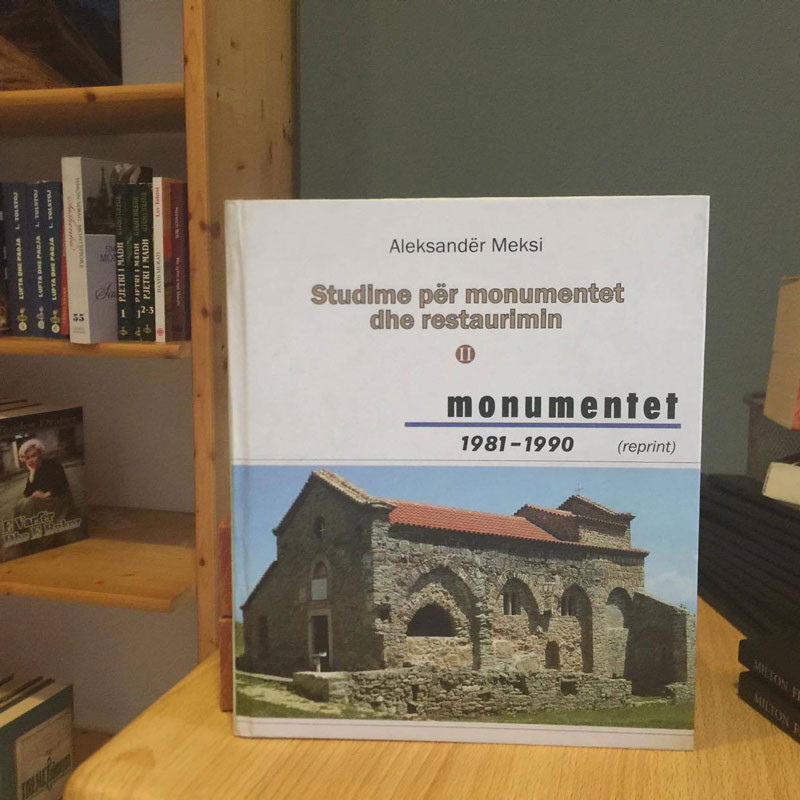 Studime për monumente dhe restaurimin vol.2, Aleksandër Meksi