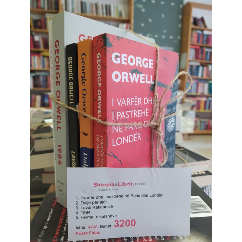 Ofertë, Librat e George Orwell, për 3200 lekë