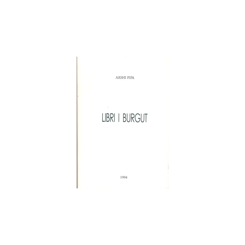 Libri i burgut, Arshi Pipa Libri i burgut, Arshi Pipa