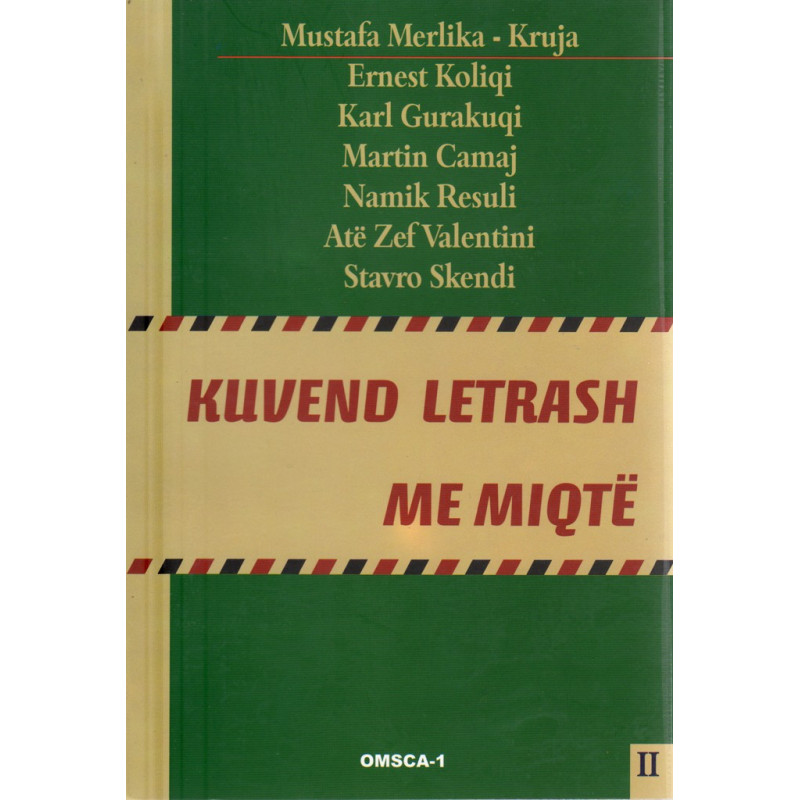 Kuvend letrash me miqtë, vëllimi i dytë, Mustafa Merlika-Kruja