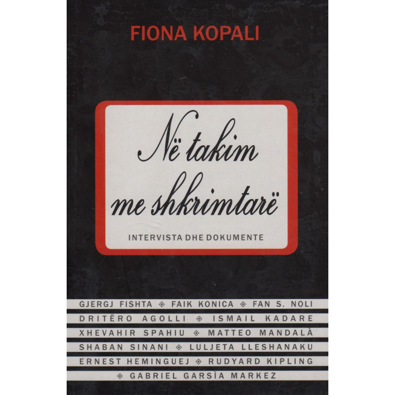 Në takim me shkrimtarë, Fiona Kopali