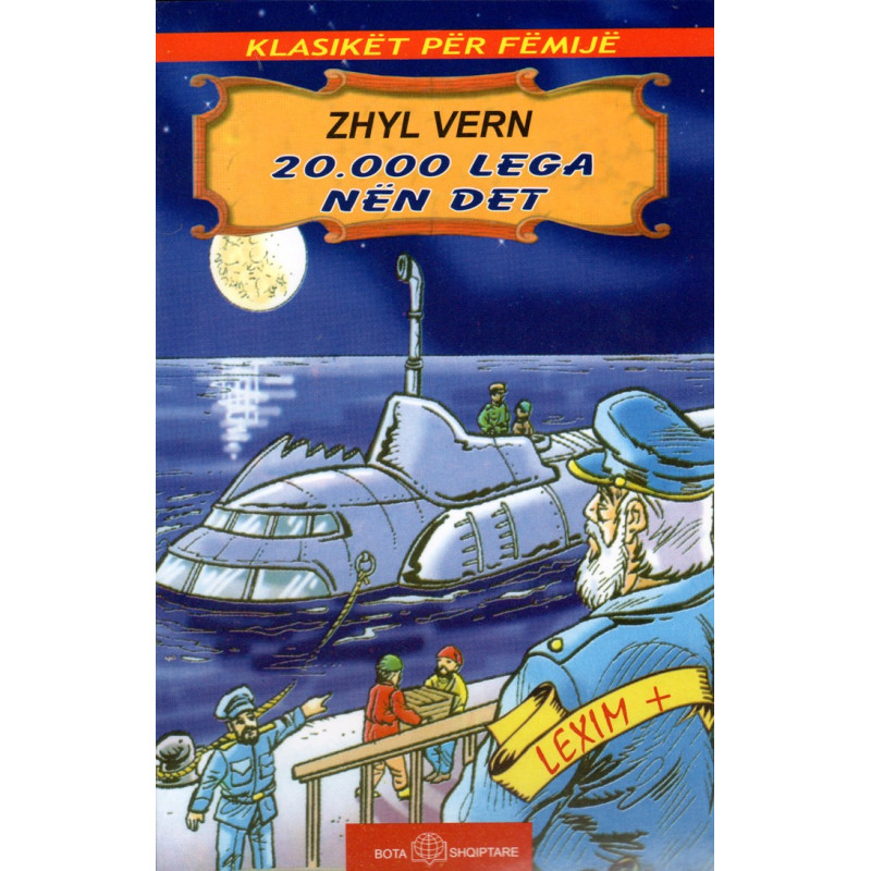 20000 lega nën det, Zhyl Vern (përshtatje për fëmijë)