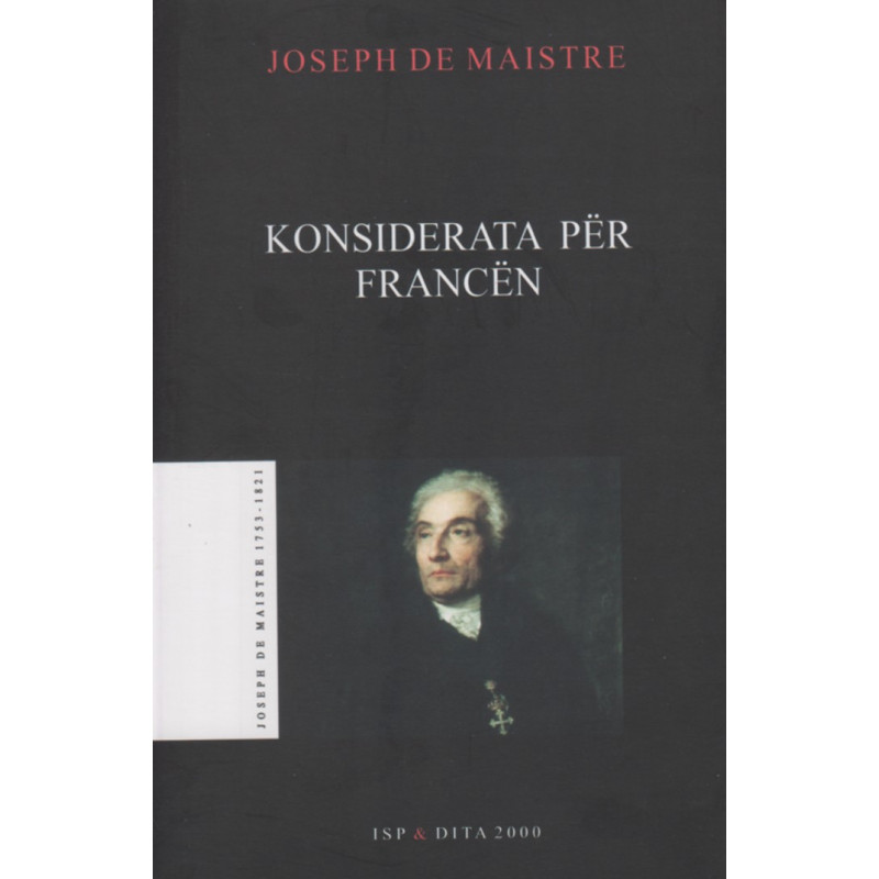 Konsiderata per Francen, Joseph de Maistre