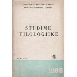 Studime filologjike 1988, vol. 4
