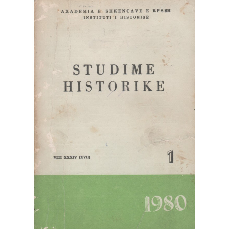 Studime historike 1980, vol. 1 Studime historike 1980, vol. 1