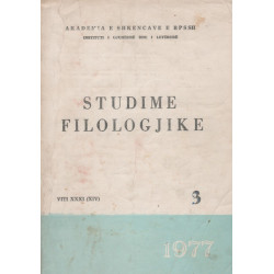 Studime filologjike 1977, vol. 3