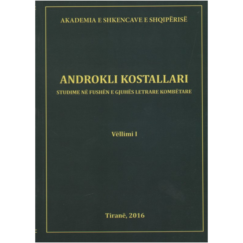 Studime ne fushen e gjuhes letrare kombetare, Androkli Kostallari, vol. 2