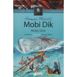 Moby Dick, Herman Melvill, Classics Albanian-English