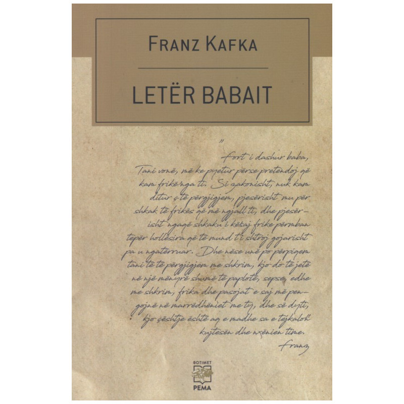 Leter babait, Franz Kafka Leter babait, Franz Kafka