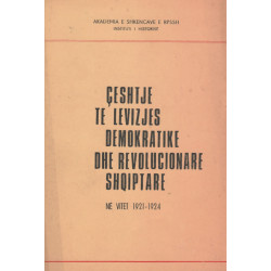 Çeshtje te levizjes demokratike dhe revolucionare Shqiptare ne vitet 1921-1924