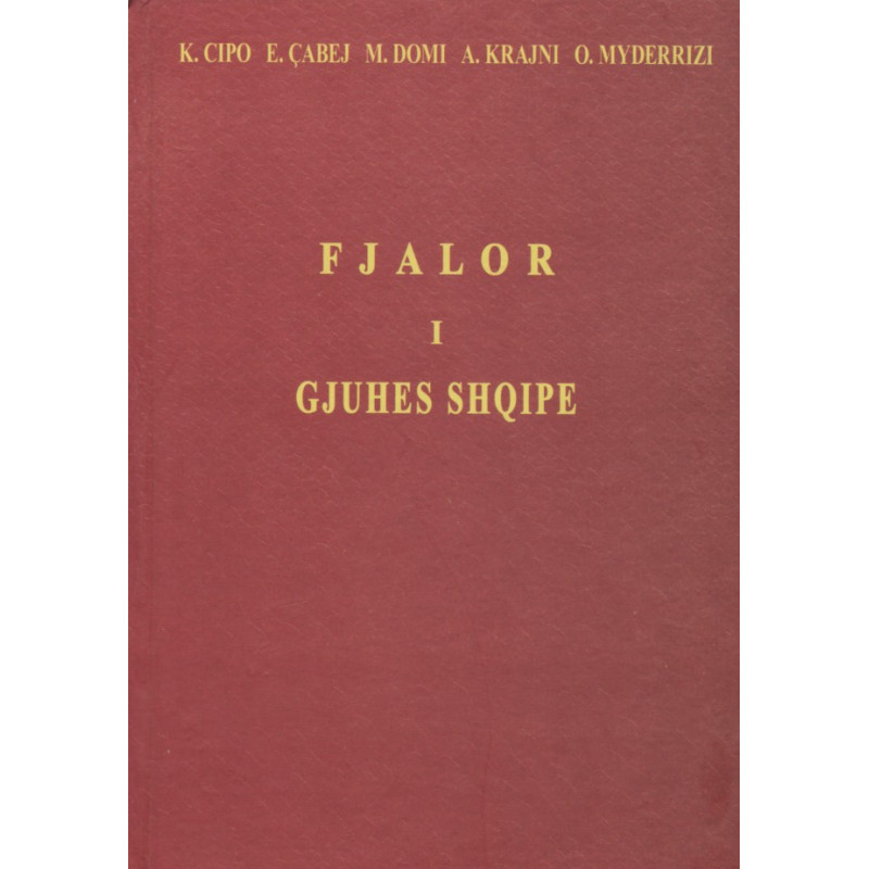 Fjalor i gjuhes shqipe, 1954