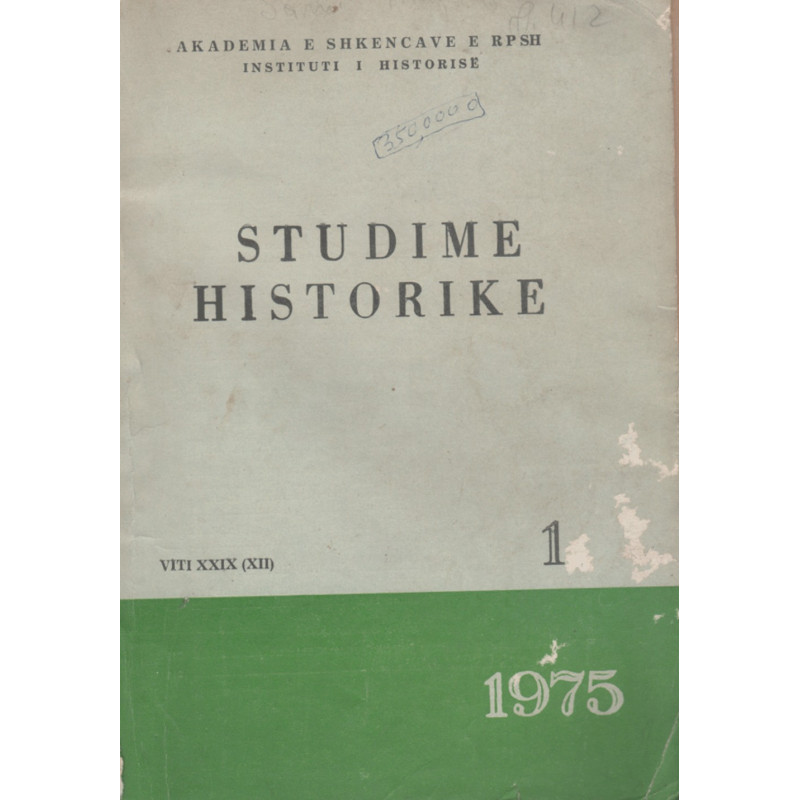 Studime historike 1975, vol.1