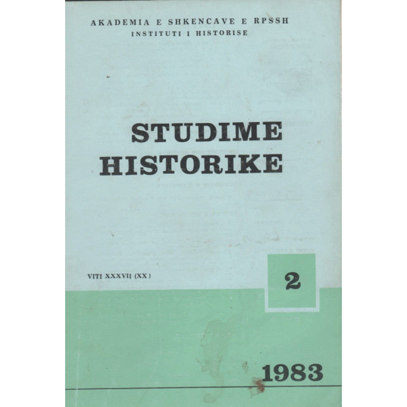 Studime historike 1983, vol.2 Studime historike 1983, vol.2