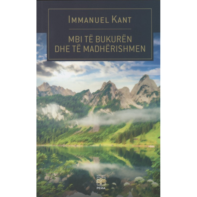 Mbi te bukuren dhe te madherishmen, Immanuel Kant