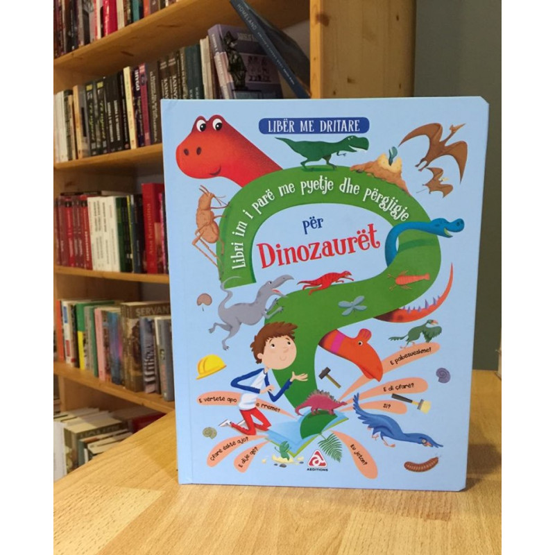 Libri im i parë me pyetje dhe përgjigje për dinozaurët